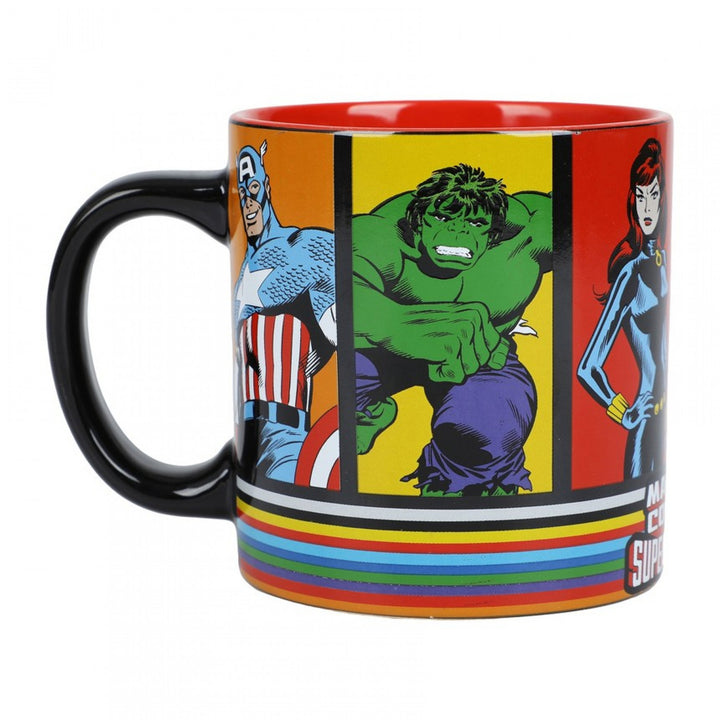 Avengers Classic Comic Art Panels 16oz Ceramic Mug Image 3