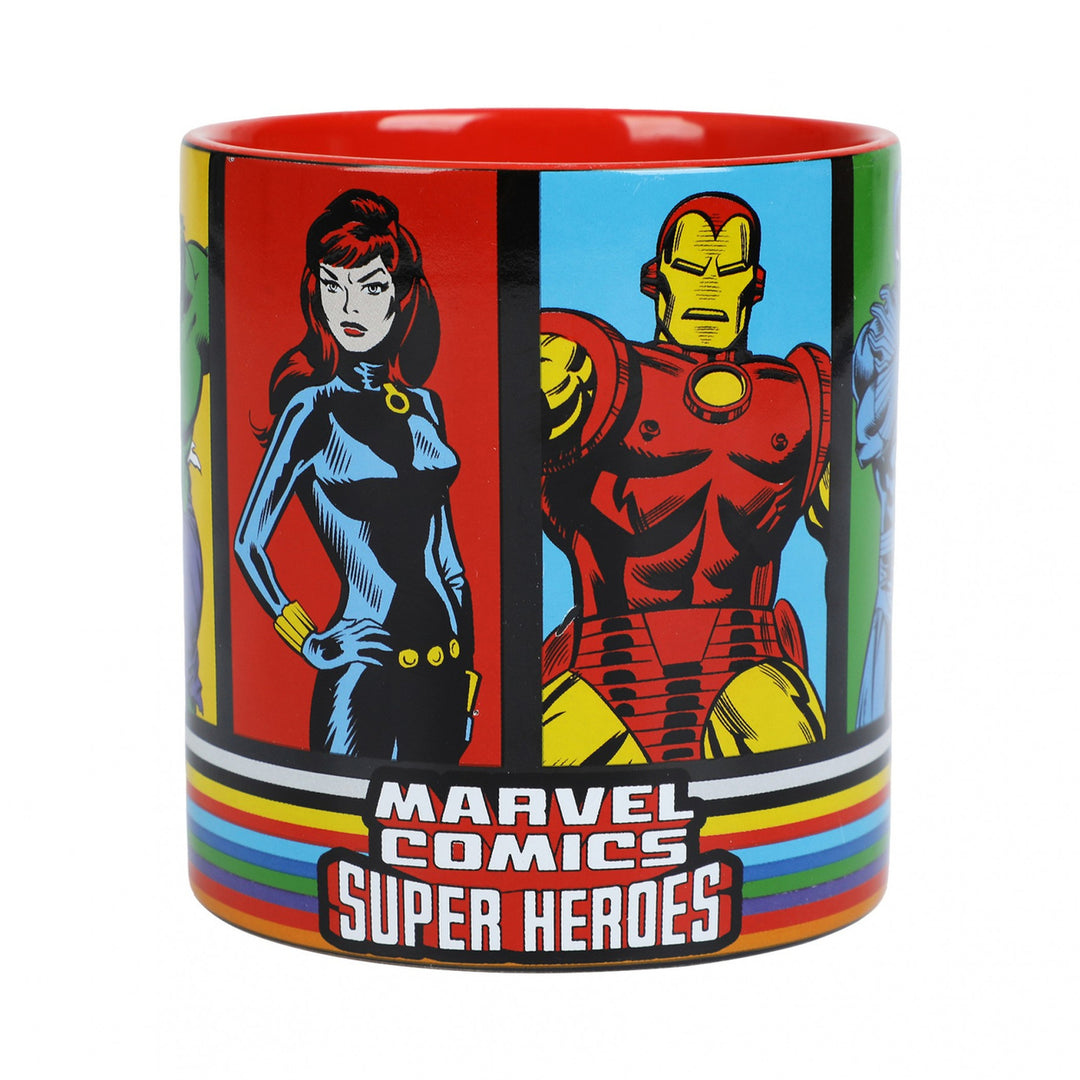 Avengers Classic Comic Art Panels 16oz Ceramic Mug Image 4