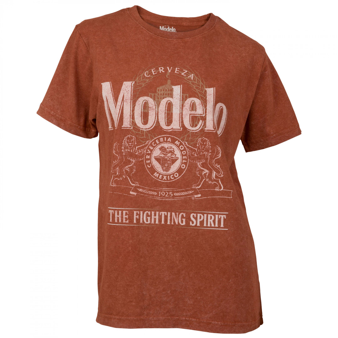 Modelo Especial the Fighting Spirit Mineral Wash Womens T-Shirt Image 1