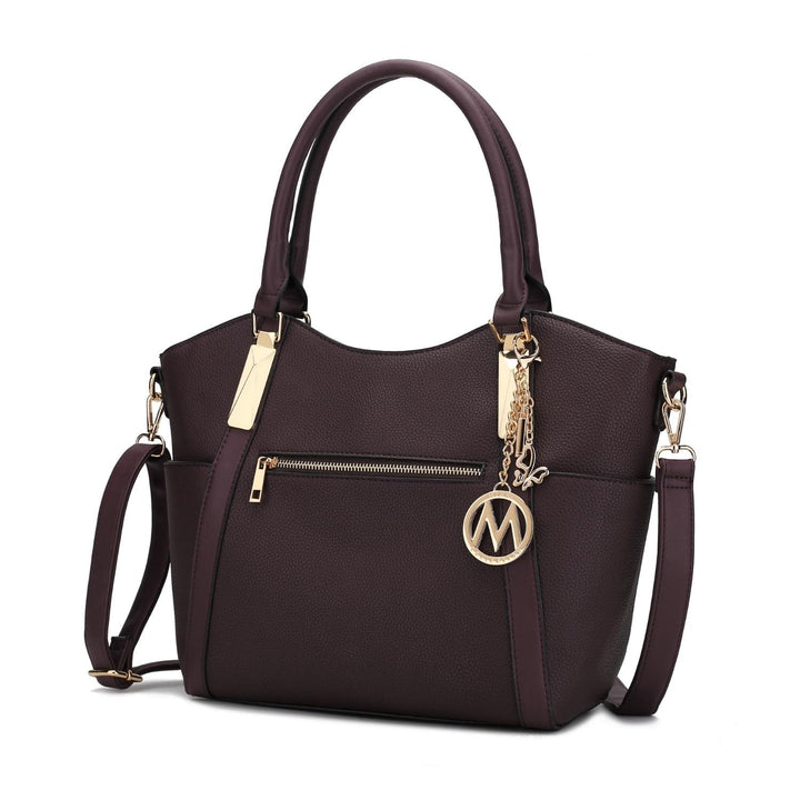 MKF Collection Janise Solid Tote Bag Vegan leather Shoulder Bag Handbag Purse by Mia K. Image 3