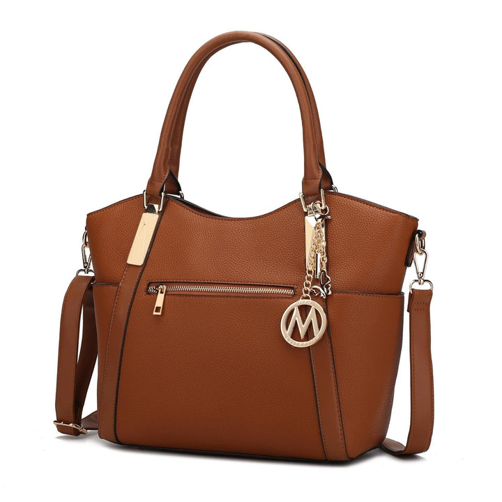 MKF Collection Janise Solid Tote Bag Vegan leather Shoulder Bag Handbag Purse by Mia K. Image 4