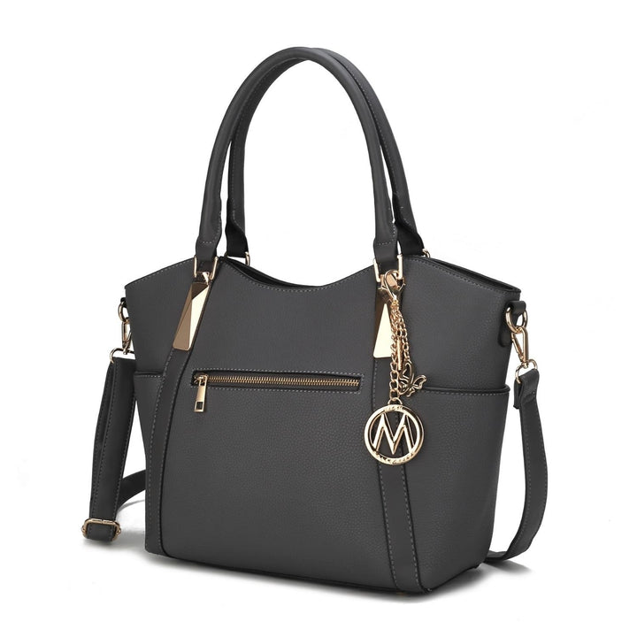 MKF Collection Janise Solid Tote Bag Vegan leather Shoulder Bag Handbag Purse by Mia K. Image 4