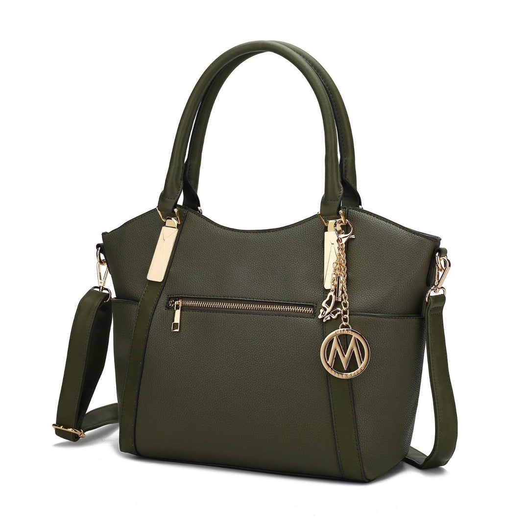 MKF Collection Janise Solid Tote Bag Vegan leather Shoulder Bag Handbag Purse by Mia K. Image 8