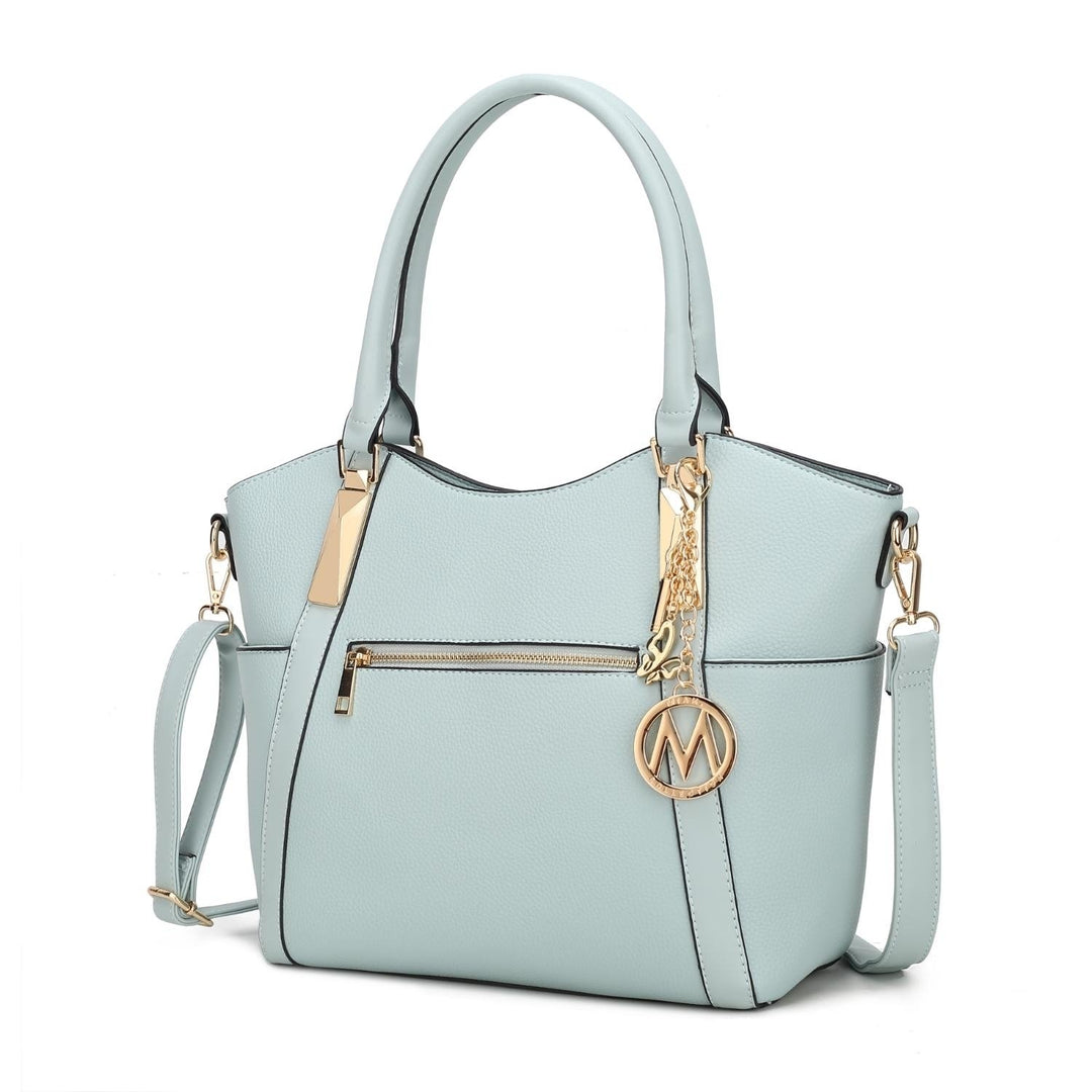 MKF Collection Janise Solid Tote Bag Vegan leather Shoulder Bag Handbag Purse by Mia K. Image 12