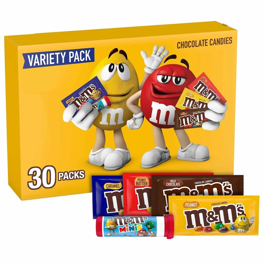 MandMS Chocolate Single Size Assorted Variety Box (30 Count) Image 1