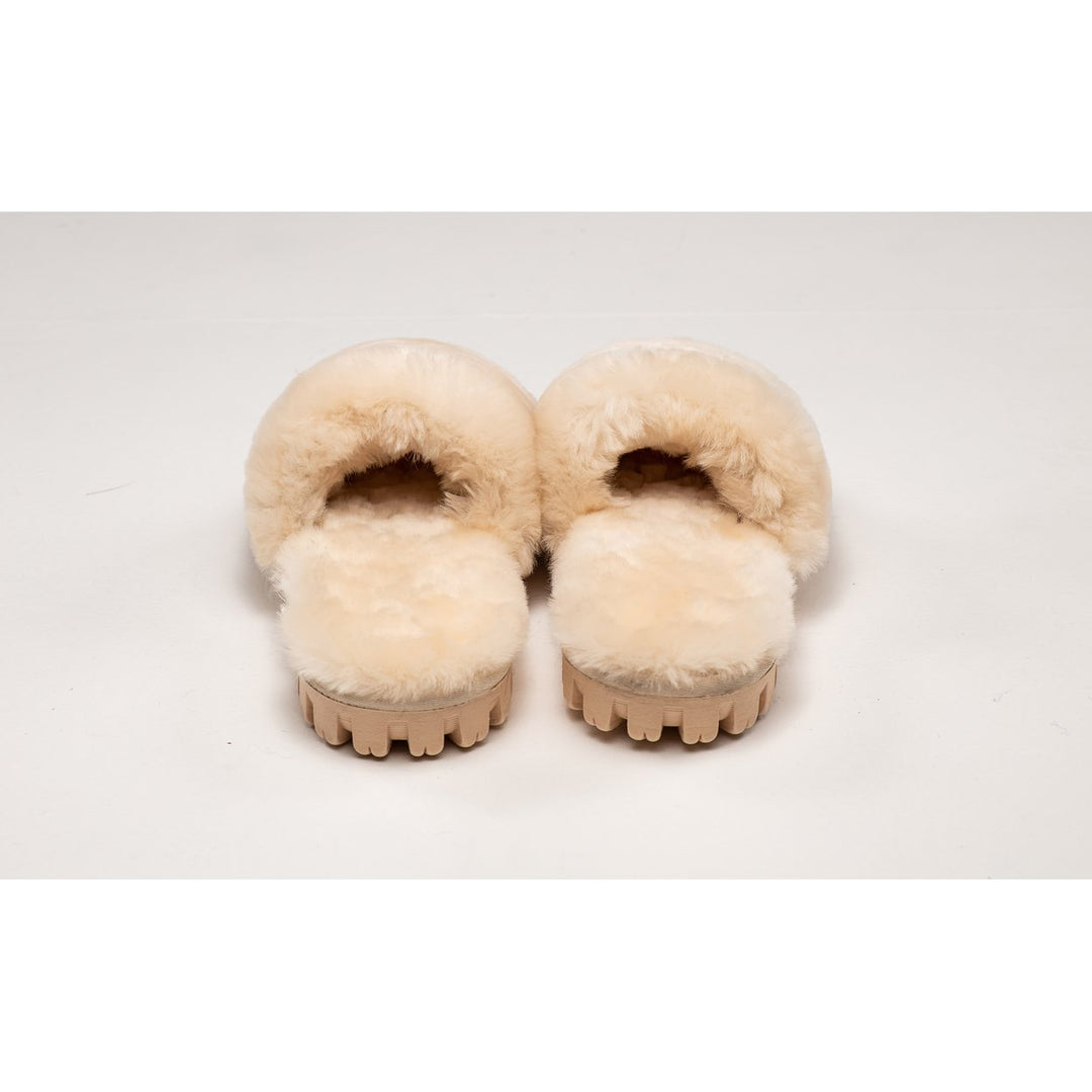 Natural Fashion Charlotte Suede Women Slippers 100% Sheepskin Indoor Outdoor 1" Image 2