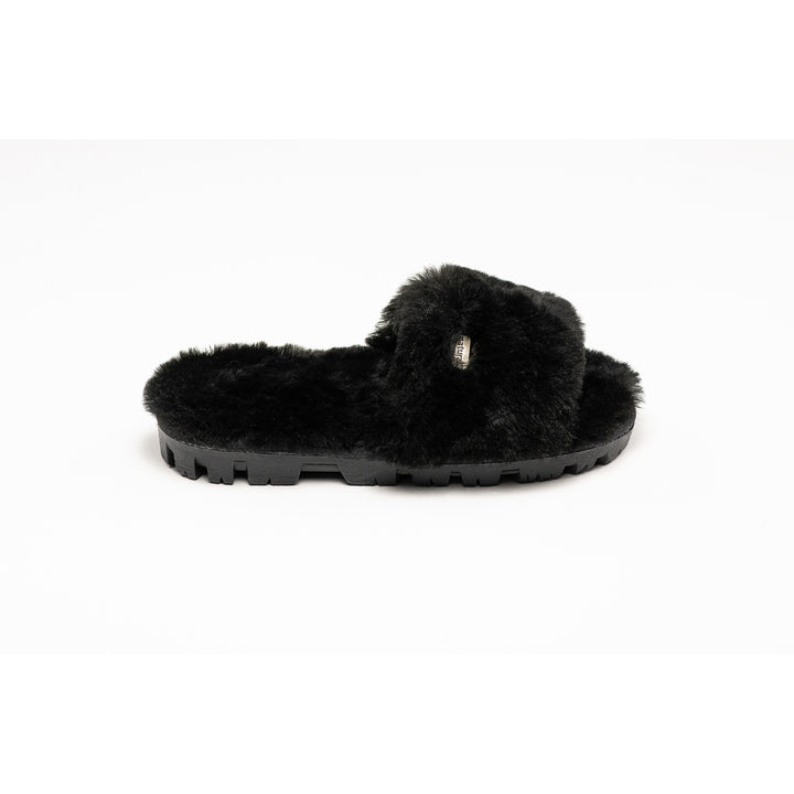 Natural Fashion Charlotte Suede Women Slippers  1-Piece  Black  2 Image 3