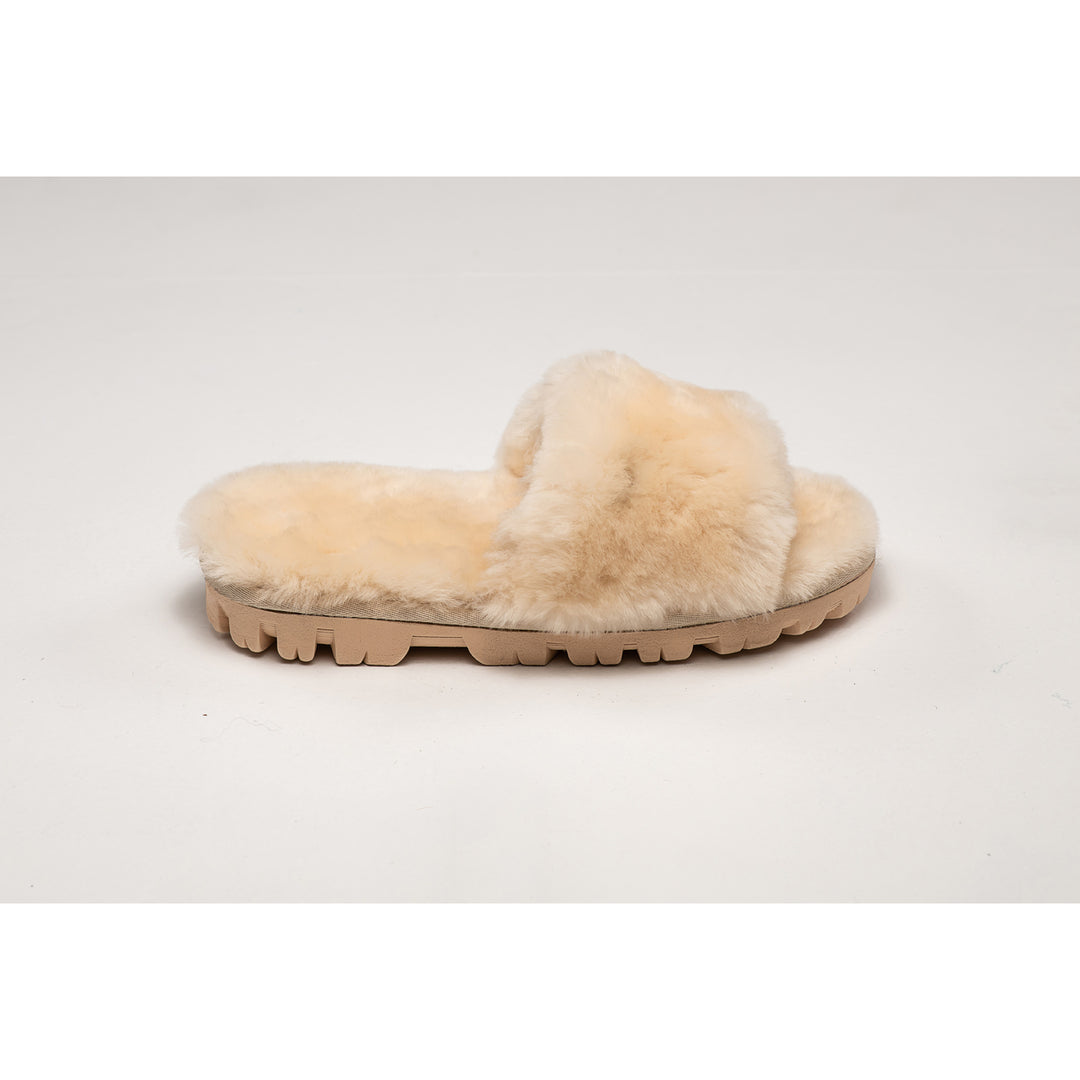 Natural Fashion Charlotte Suede Women Slippers 100% Sheepskin Indoor Outdoor 1" Image 3