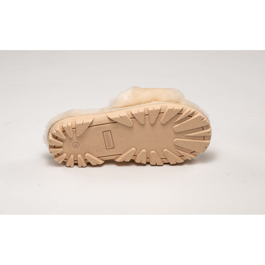 Natural Fashion Charlotte Suede Women Slippers 100% Sheepskin Indoor Outdoor 1" Image 4