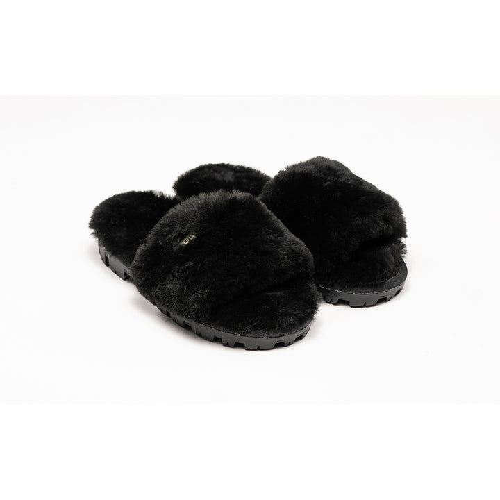 Natural Fashion Charlotte Suede Women Slippers  1-Piece  Black  1 Image 7