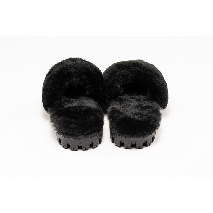 Natural Fashion Charlotte Suede Women Slippers  1-Piece  Black  1 Image 8