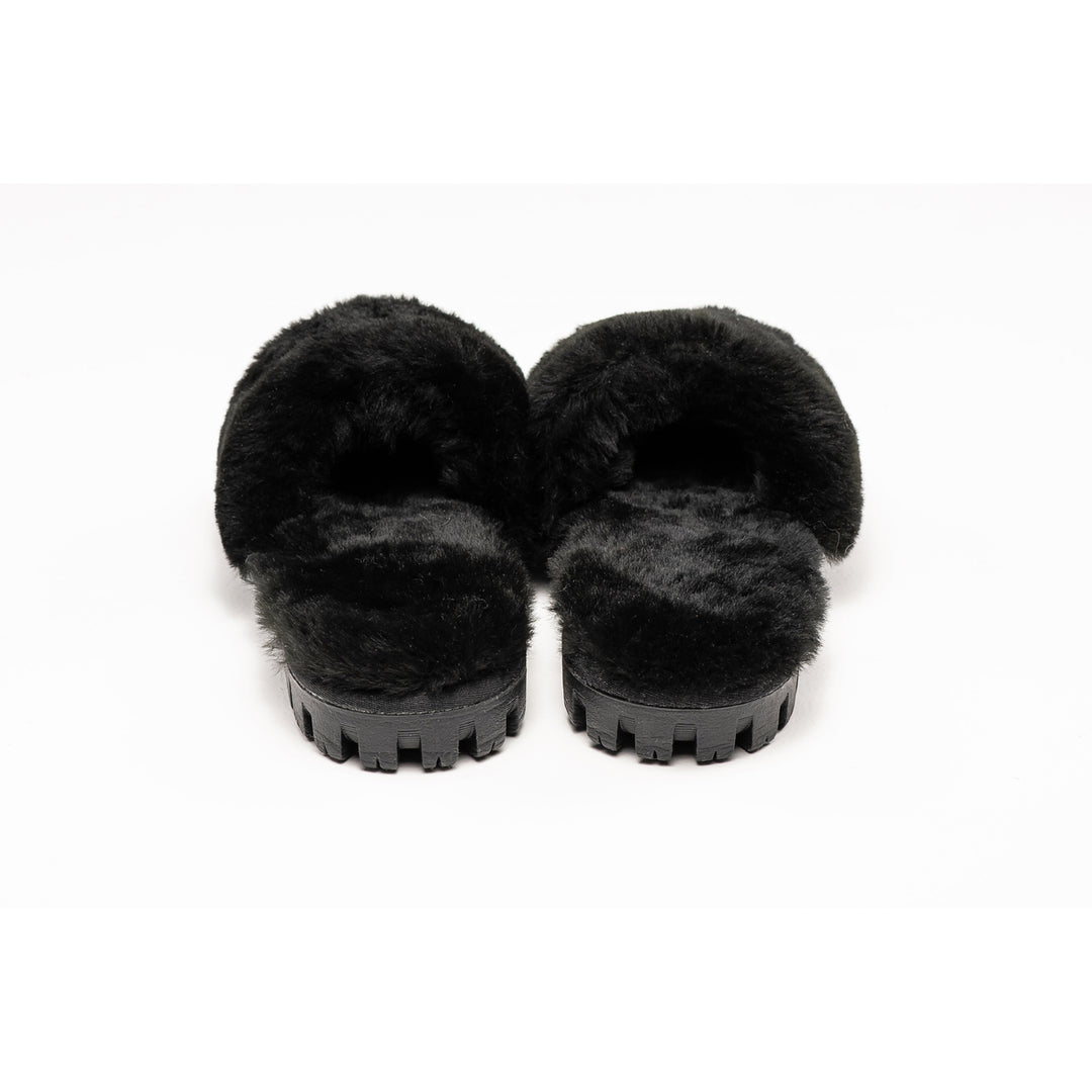 Natural Fashion Charlotte Suede Women Slippers  1-Piece  Black  2 Image 8