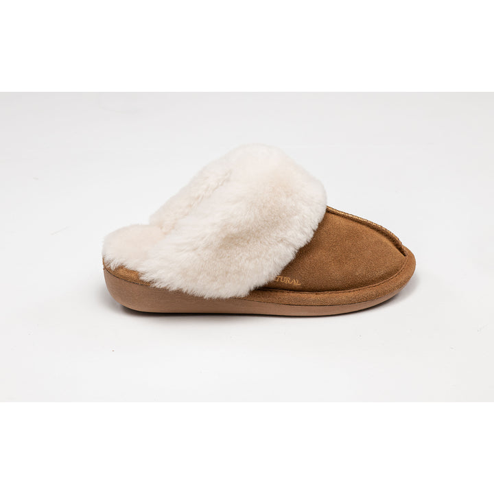 Natural Fashion Marilyn Suede Women Slippers  1-Piece  Chestnut Image 9