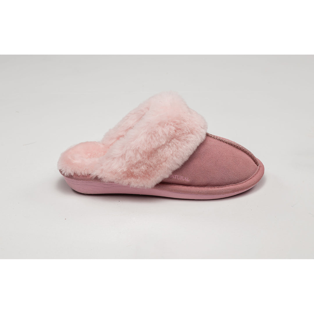 Natural Fashion Marilyn Slippers Pink Sheepskin Slides Indoor Outdoor Comfort Image 3