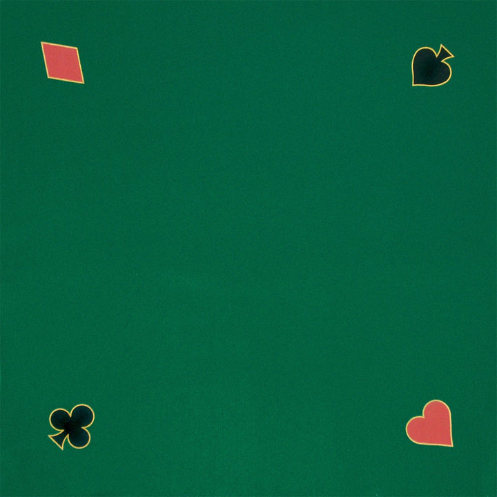 40x40 Green Poker Felt Mat Table Topper Casino Style Poker Card Game Cover Image 1