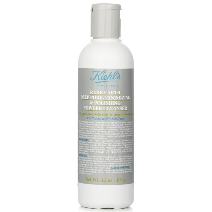 Kiehls Rare Earth Deep Pore-Minimizing and Polishing Powder Cleanser 100g/3.5oz Image 1