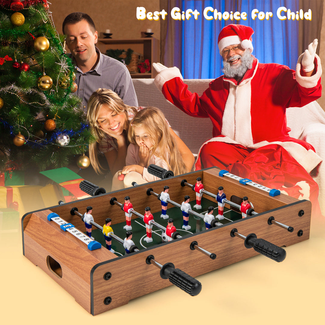 20 Foosball Table Mini Tabletop Soccer Game Christmas Gift Football Sports Image 8