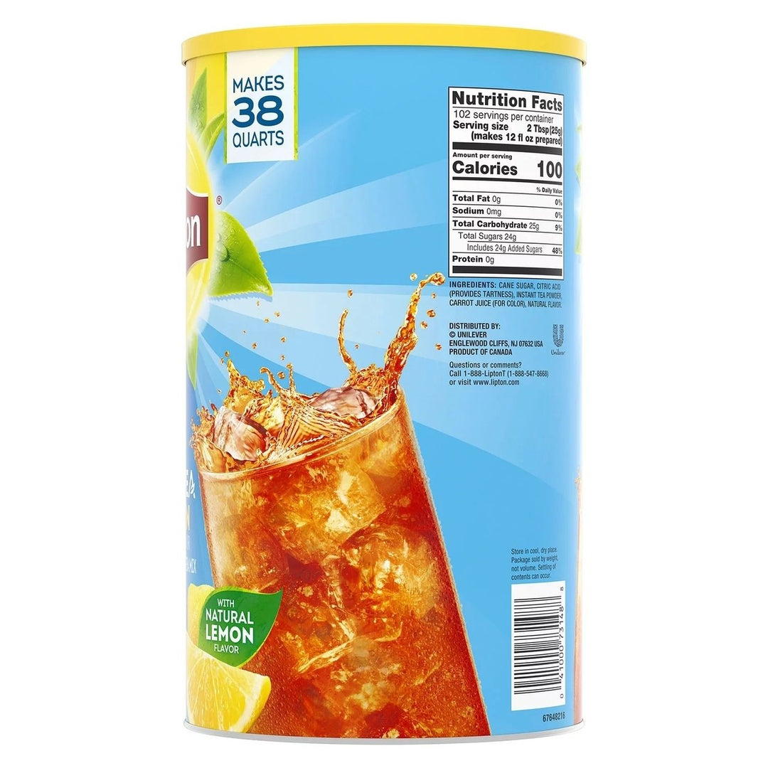 Lipton Lemon Iced Tea Mix - 100 Ounce Image 2