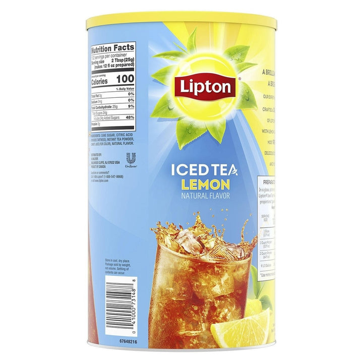 Lipton Lemon Iced Tea Mix - 100 Ounce Image 3