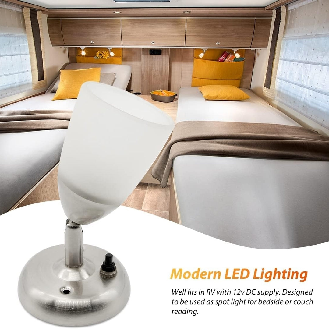 12V LED Bedside Reading Lamps For Rv Bright Warm White Image 4