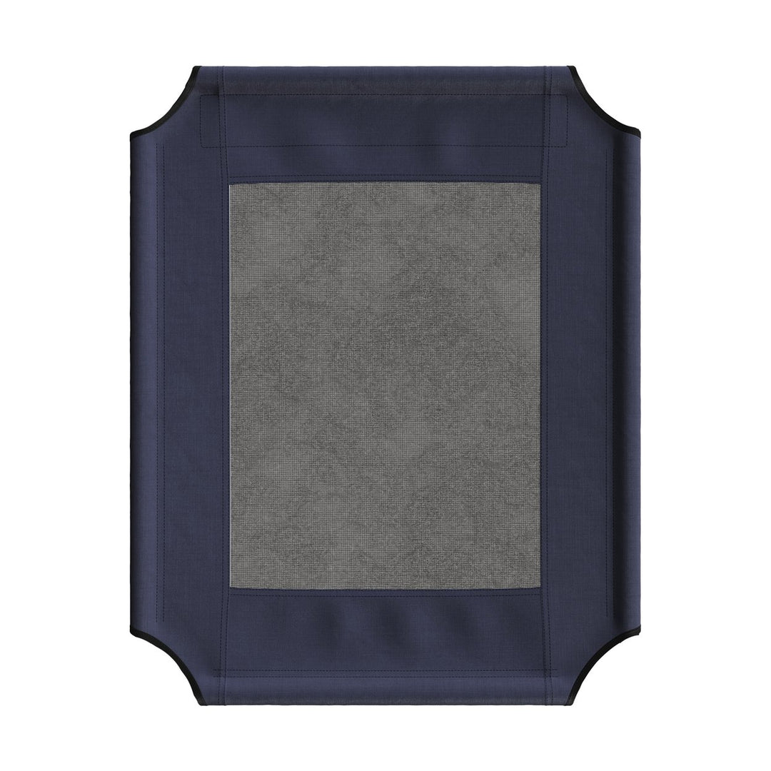 PETMAKER Elevated Dog Bed Cover 30x24in Navy Blue Waterproof Mesh Panel Indoor Outdoor Image 1