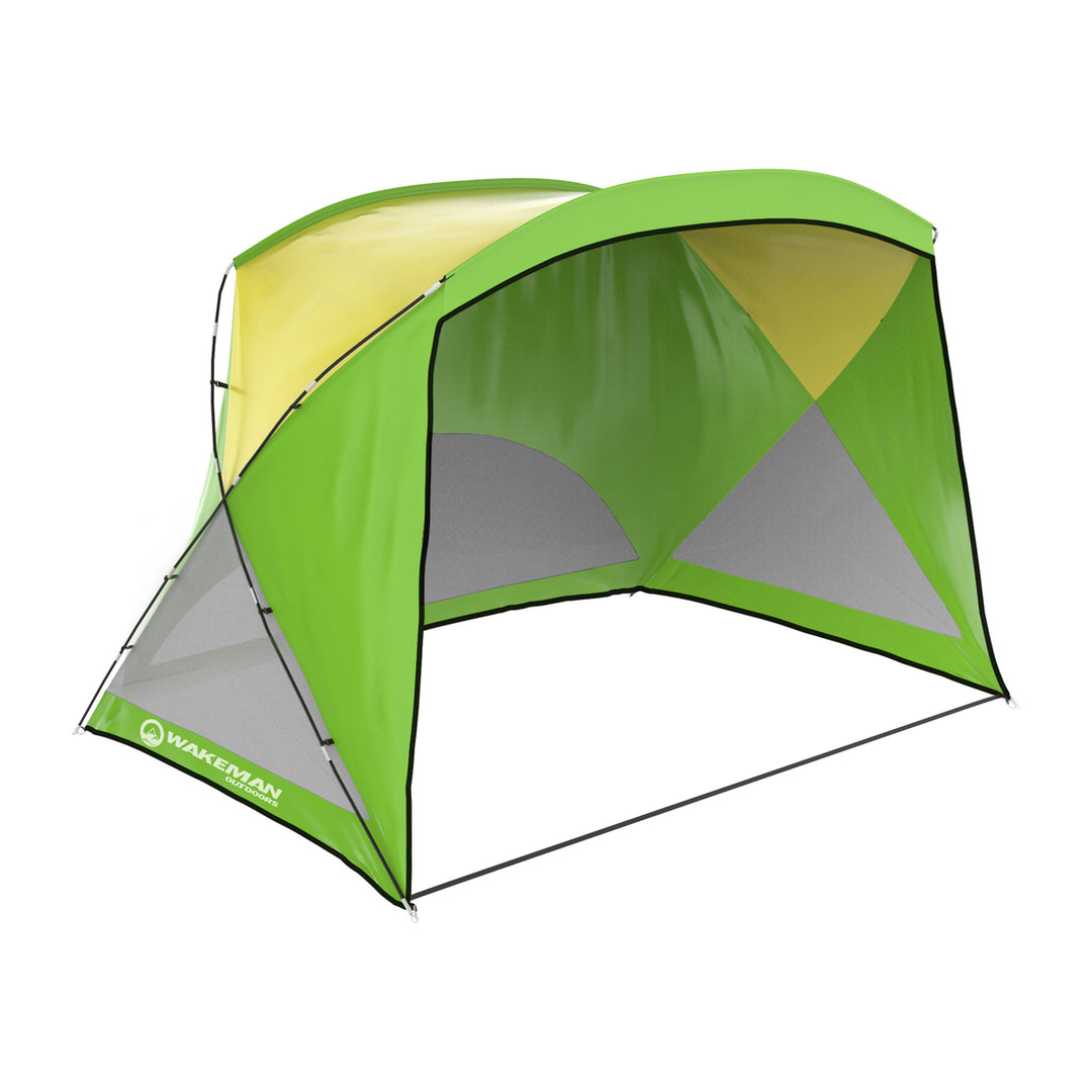 Beach Tent Sun Shelter Canopy UPF 50 Waterproof Green Lightweight Family Size Image 1