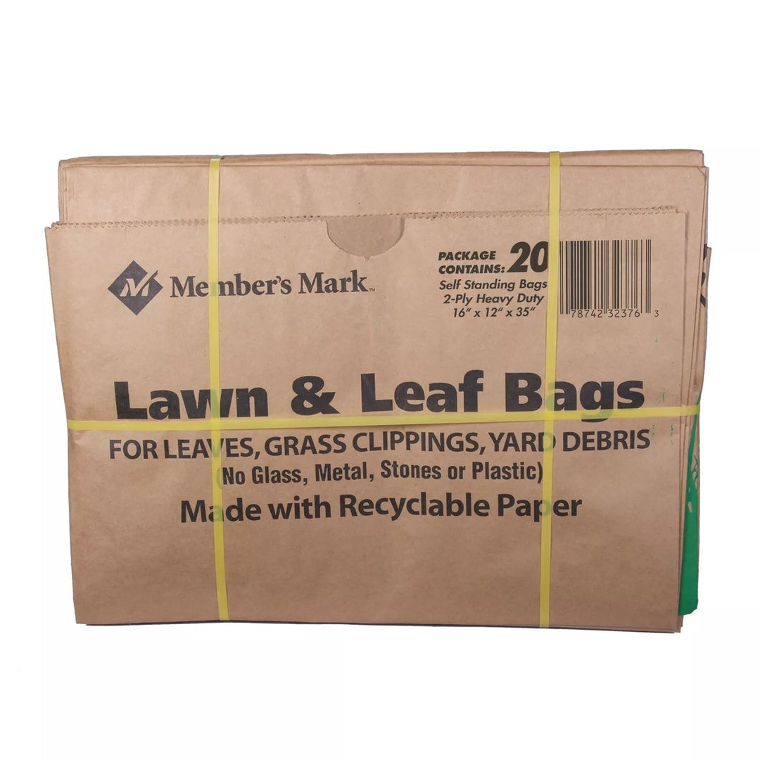 Member's Mark Paper Lawn Bags, 20 Count Image 3
