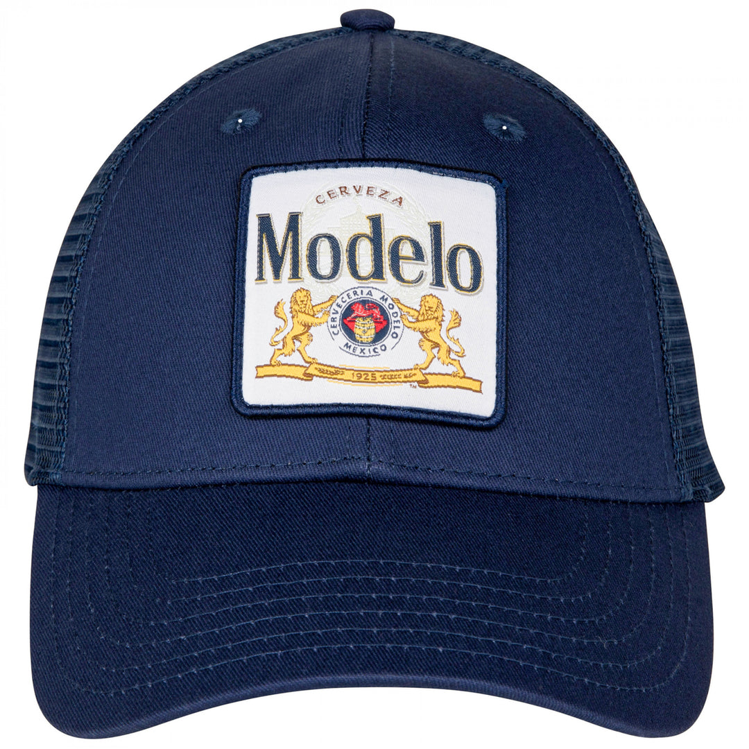 Modelo Especial Logo Patch Navy Adjustable Trucker Hat Image 2