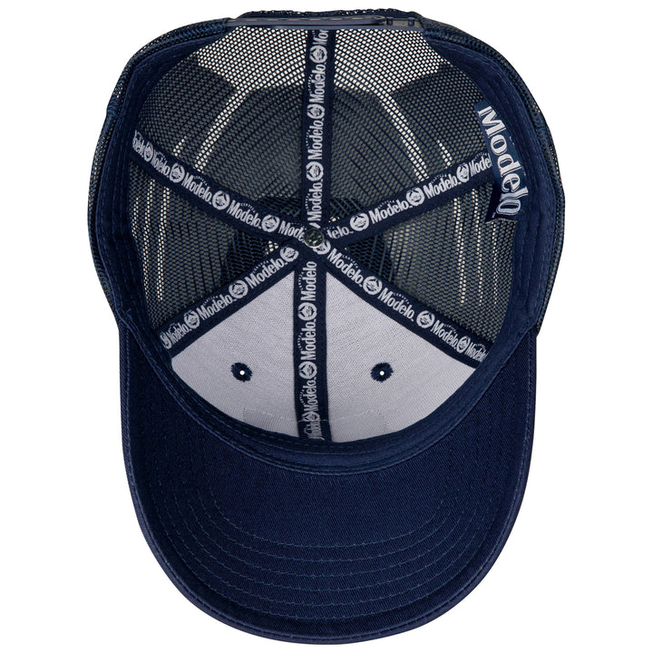 Modelo Especial Logo Patch Navy Adjustable Trucker Hat Image 6