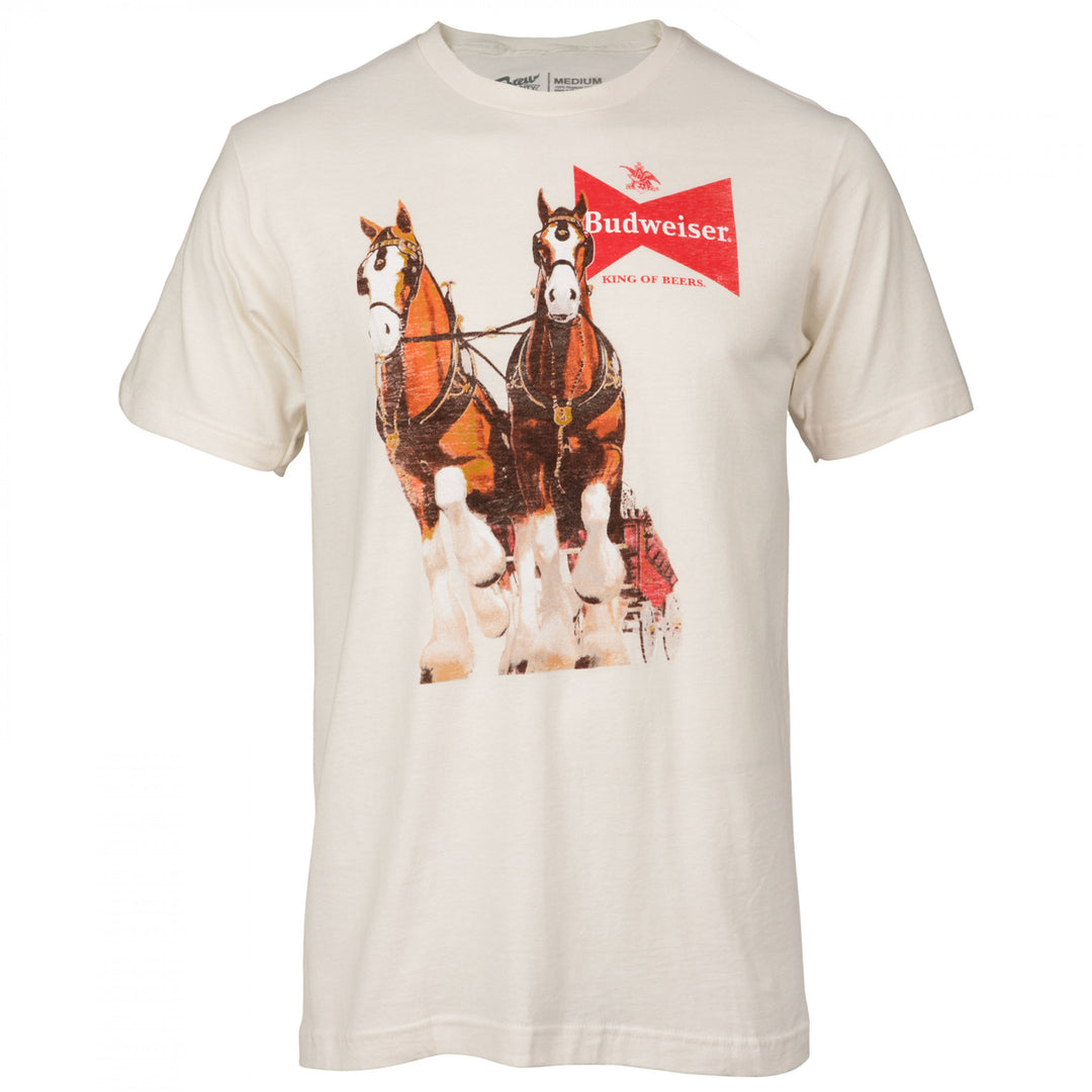 Budweiser Clydesdales White Colorway T-Shirt Image 1