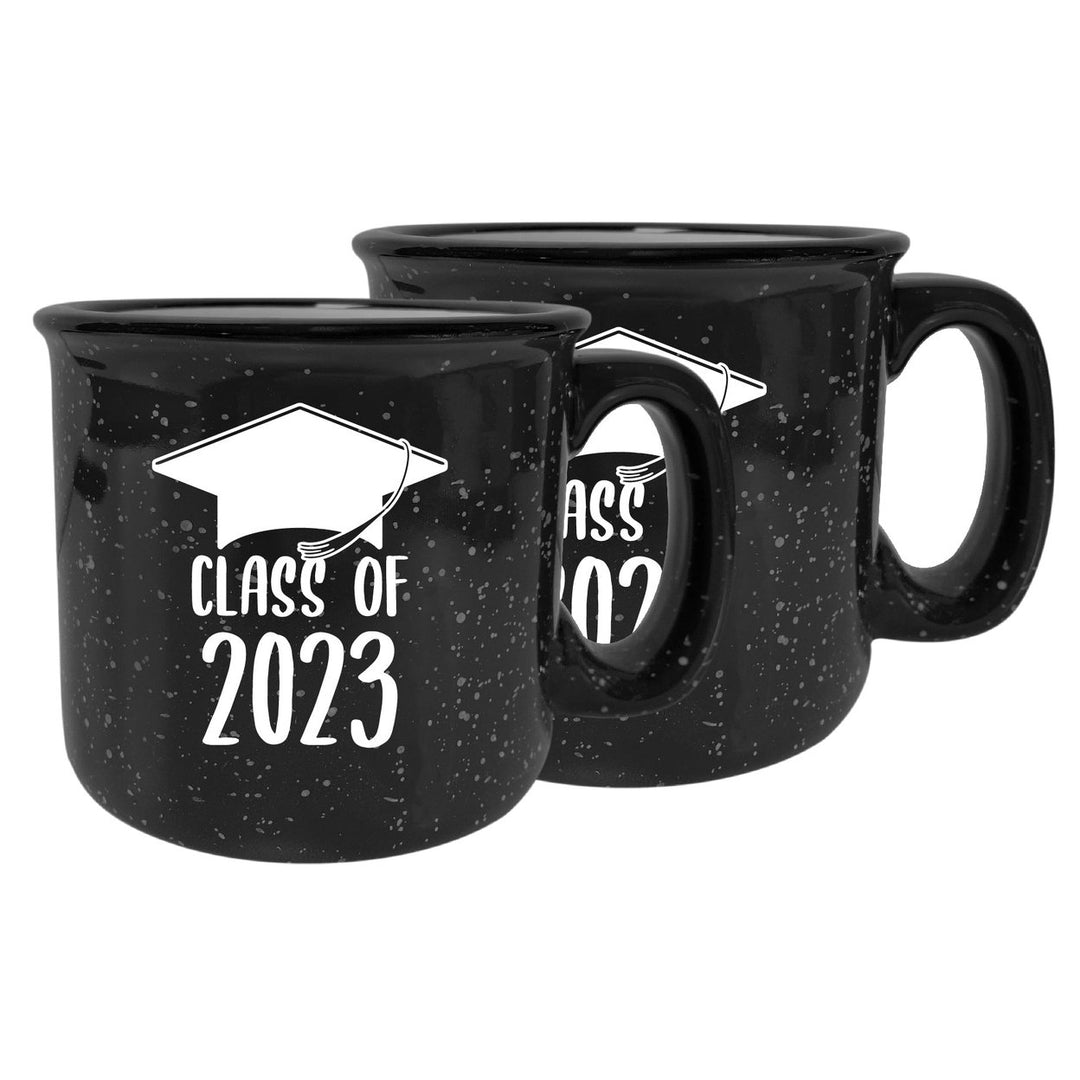 Class of 2023 Grad Speckled Ceramic Camper Coffee Mug 16oz Image 2