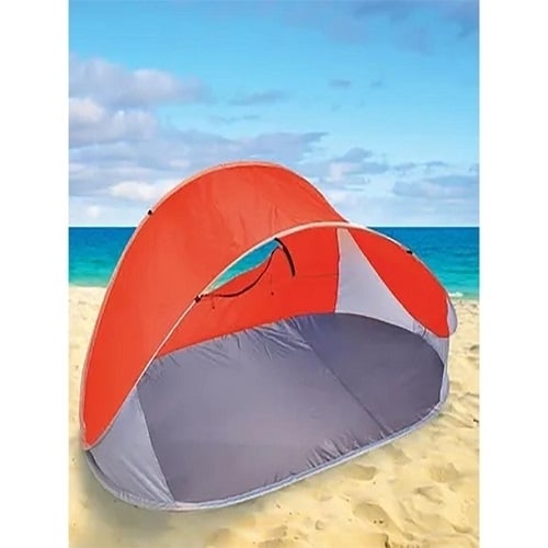 Pop-Up Beach Tent with Carry Bag UV50+ Waterproof Wind Resistant Mesh Window Image 2