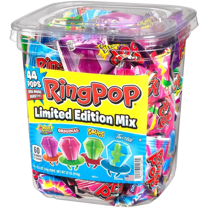 Ring Pop Candy JarAssorted Flavors (44 Count) Image 1