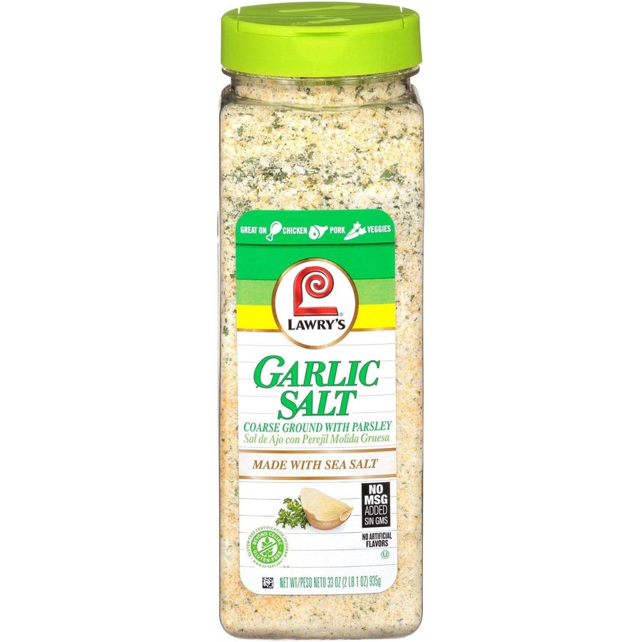 Lawrys Coarse Ground Garlic Salt with Parsley (33 Ounce) Image 1