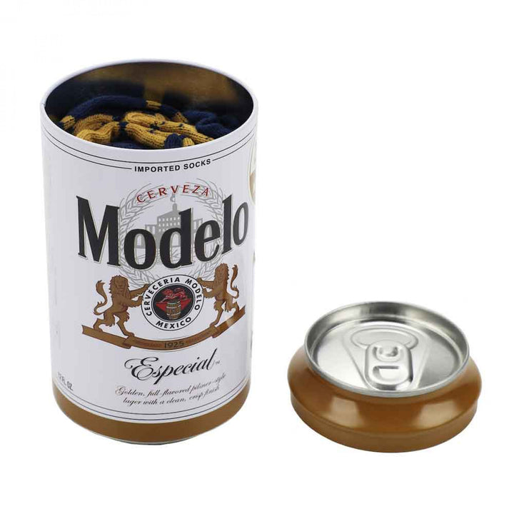 Modelo Especial 2-Pairs of Crew Socks in Beer Can Set Image 8