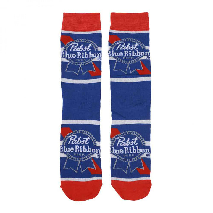 Pabst Blue Ribbon 2-Pairs of Crew Socks in Beer Can Set Image 3