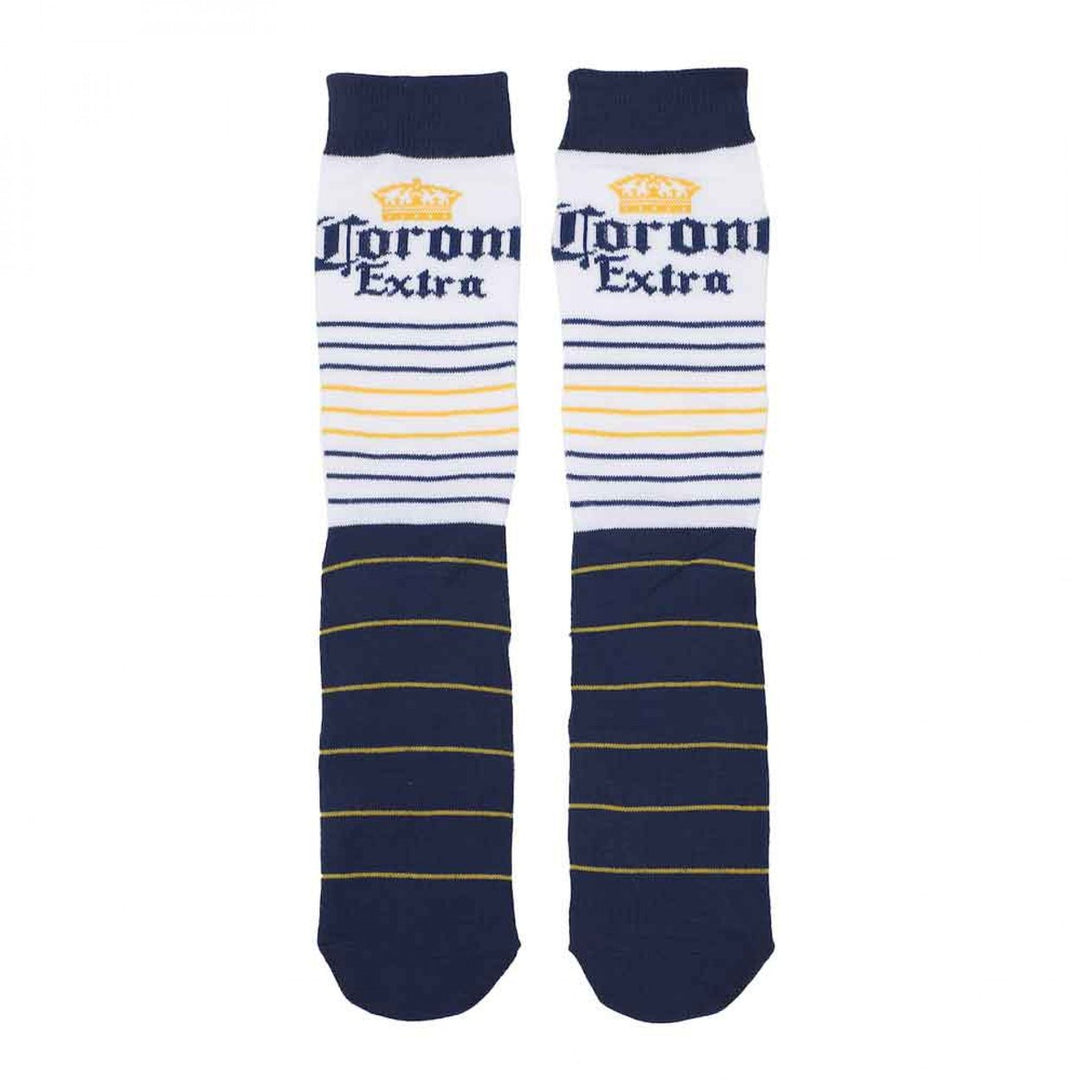 Corona Extra 2-Pairs of Crew Socks in Beer Can Set Image 4