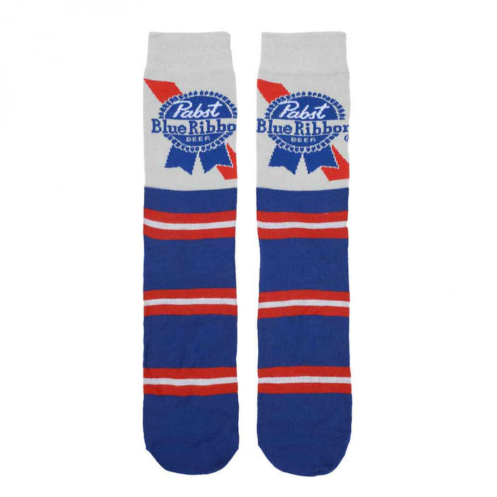 Pabst Blue Ribbon 2-Pairs of Crew Socks in Beer Can Set Image 4