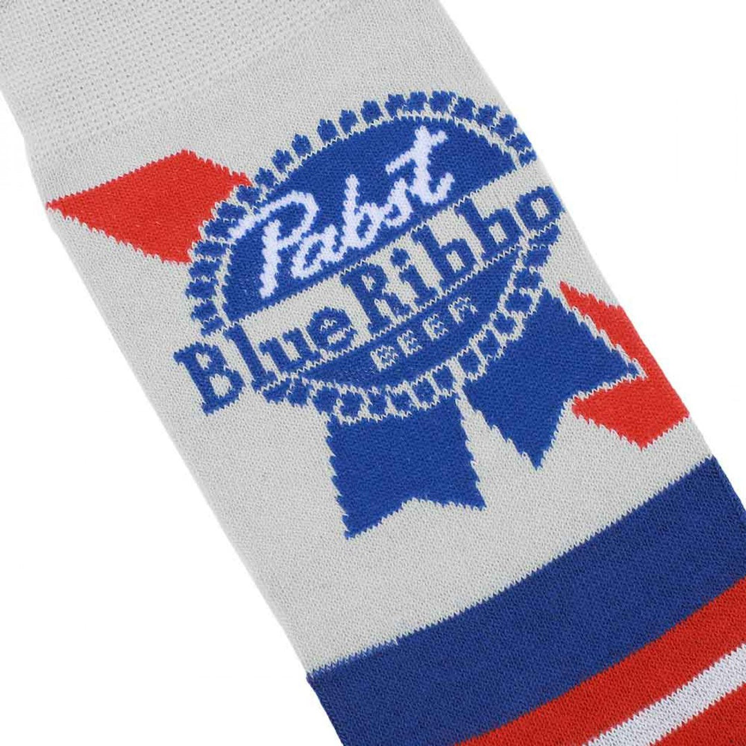 Pabst Blue Ribbon 2-Pairs of Crew Socks in Beer Can Set Image 4