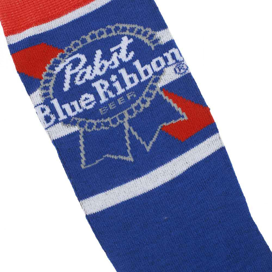 Pabst Blue Ribbon 2-Pairs of Crew Socks in Beer Can Set Image 6