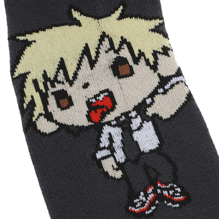 Chainsaw Man Chibi Characters 5-Pair Pack of Ankle Socks Image 3