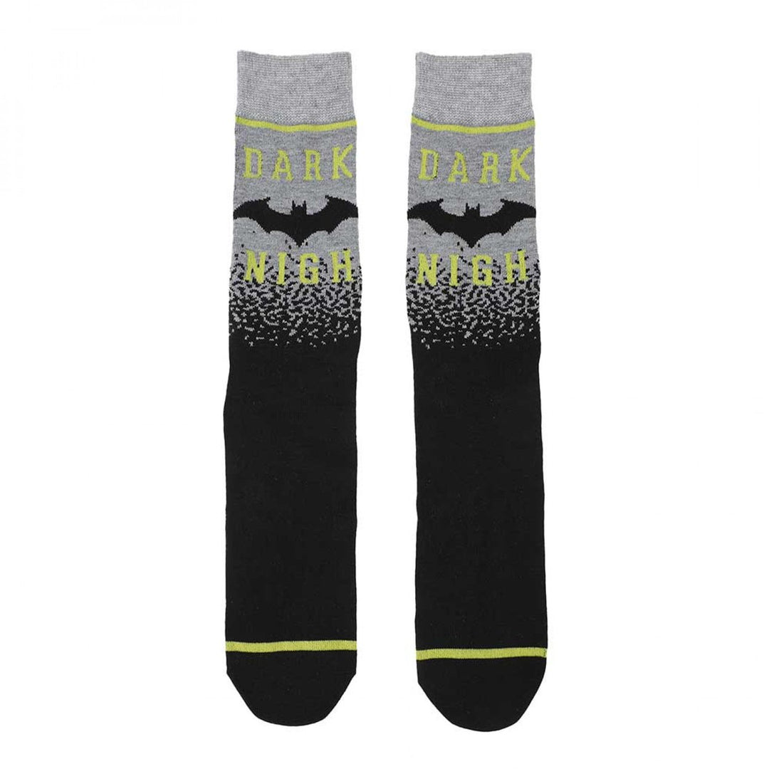 Batman Dark Knight 5-Pair Pack of Crew Socks Image 4