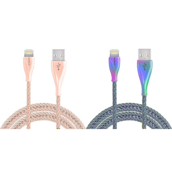 Naztech Elite Series MFI Lightning Metal Cable 4ft Image 1