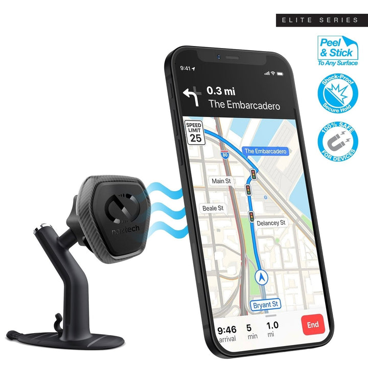 Naztech MagBuddy Elite Dash Mini Mount with Flexible Base (15523-HYP) Image 1