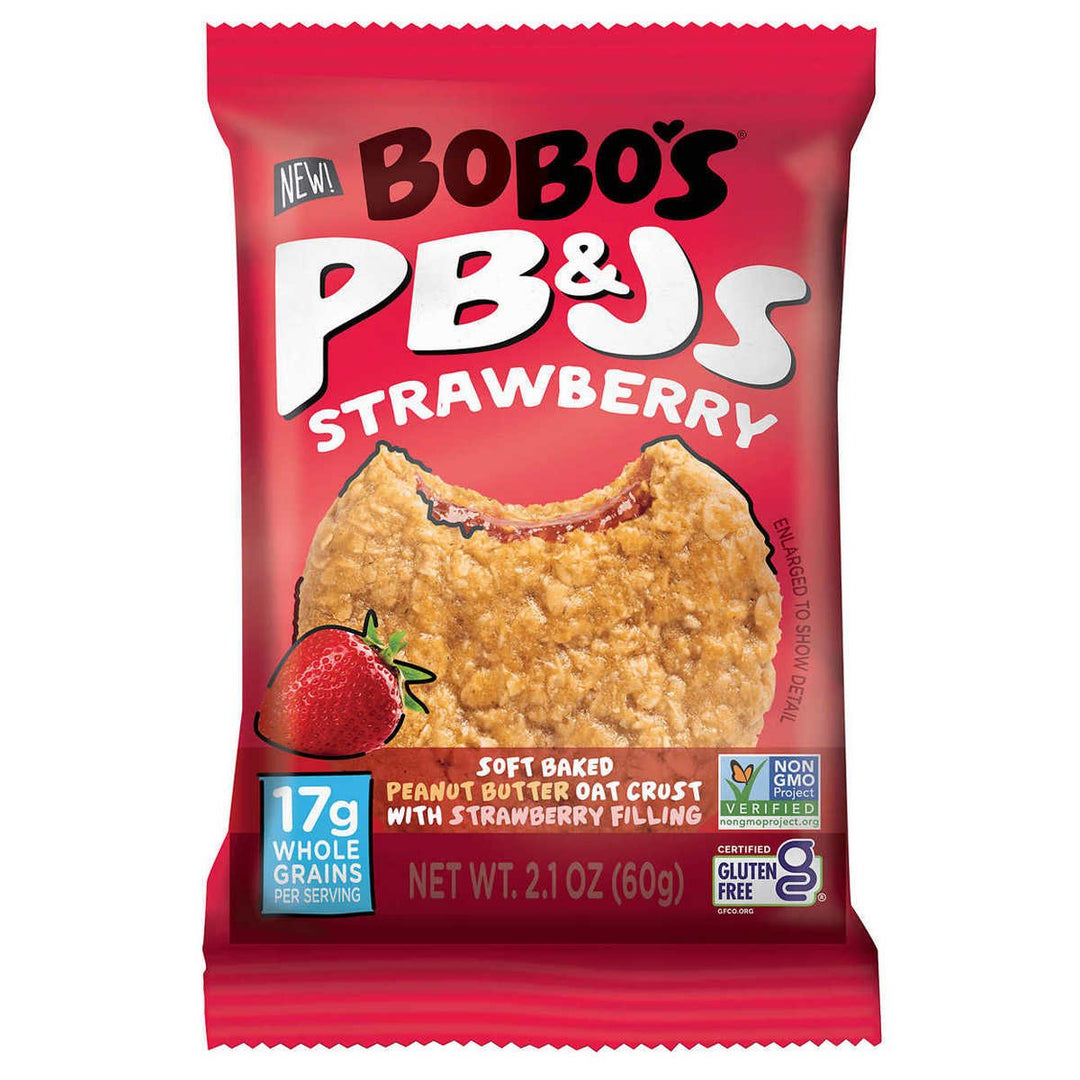 Bobos PBandJs Oat Sandwich Bar Variety Pack 2.1 Ounce (Pack of 20) Image 2