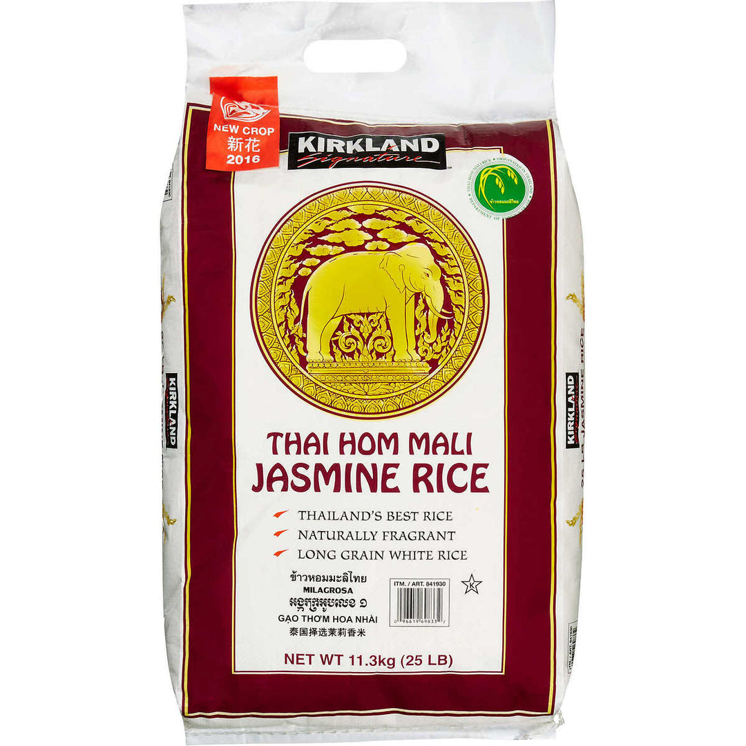 Kirkland Signature Thai Hom Mali Jasmine Rice 25 Pounds Image 1