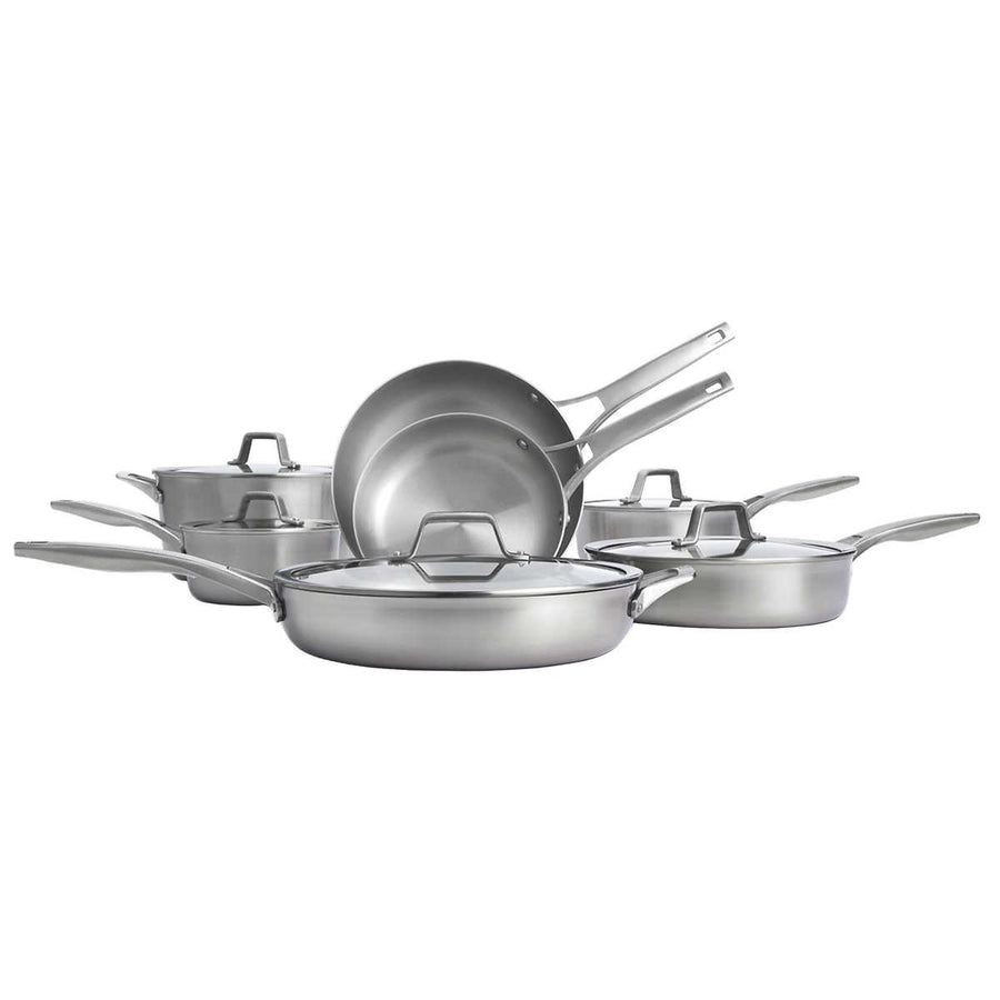 Calphalon Premier 12 Piece Stainless Steel Cookware Set Image 1