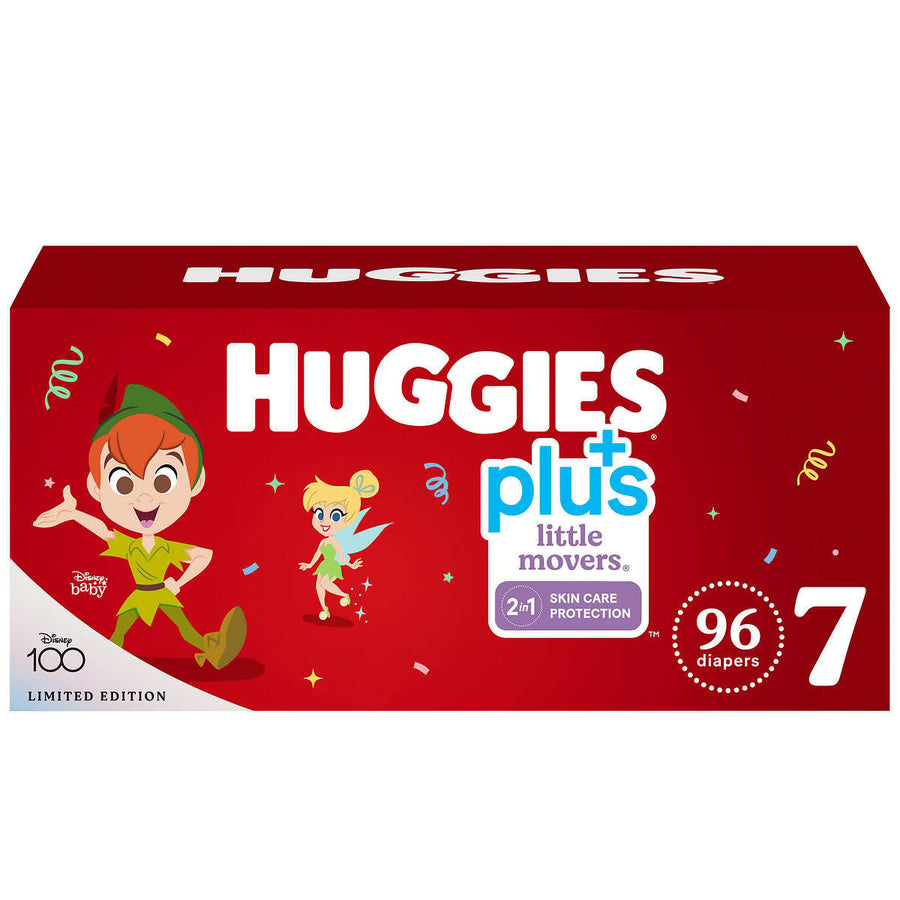 Huggies Plus Diapers Size 7 96 Count Image 1