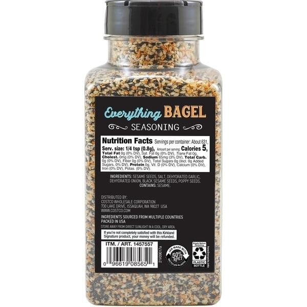 Kirkland Signature Everything Bagel Seasoning 17.8 Ounce Image 2