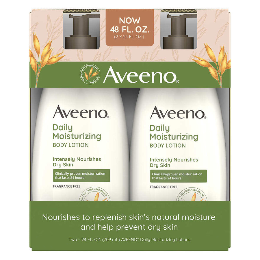Aveeno Daily Moisture Lotion24 Fluid Ounce (Pack of 2) Image 1